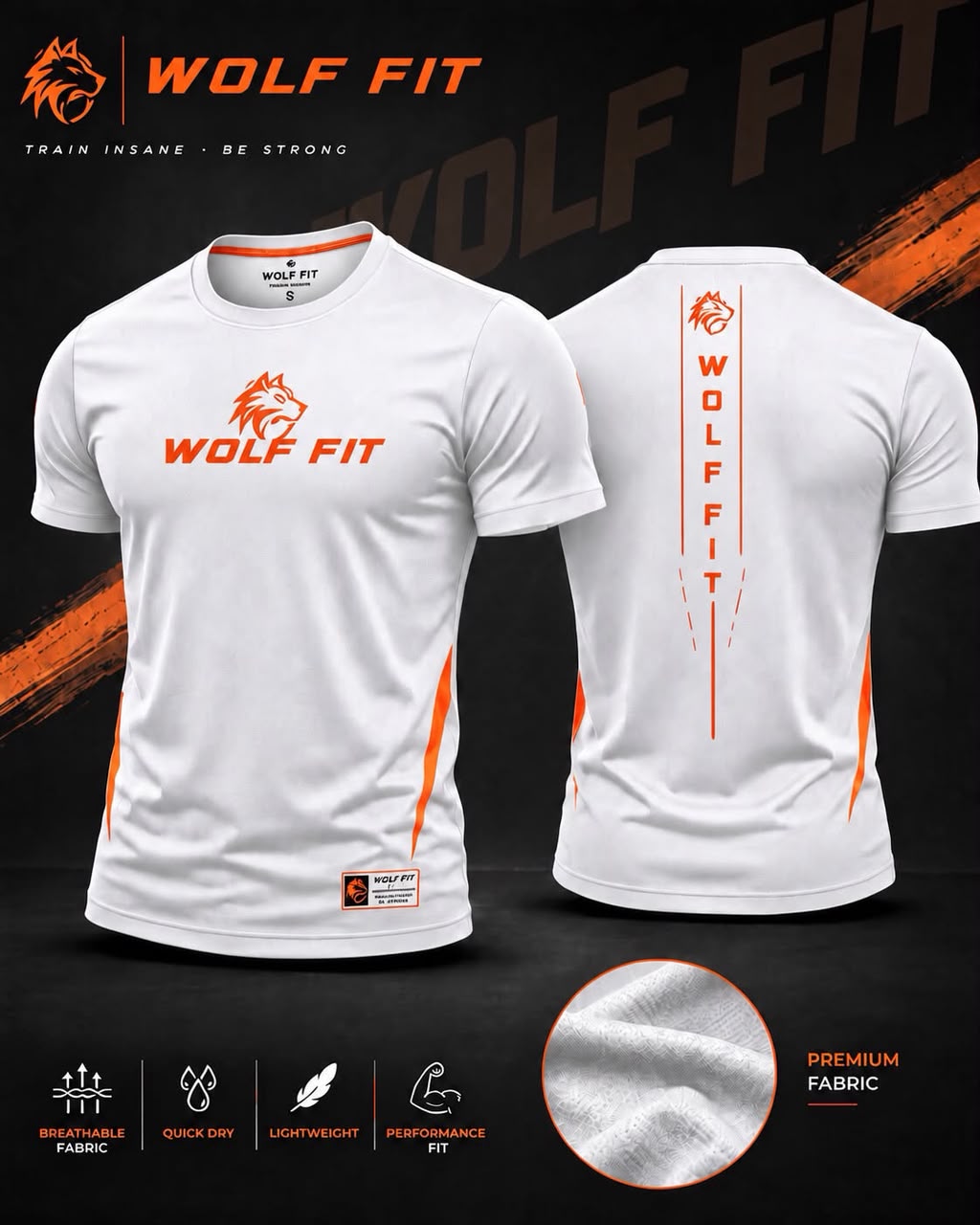 Alpha Performance Tee – White