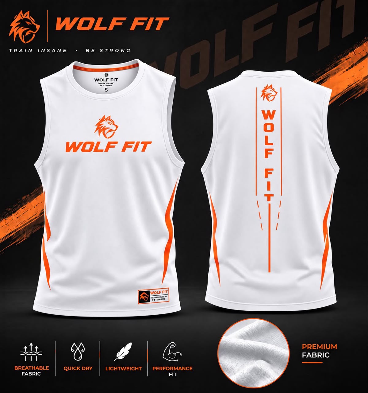 Pack Leader Tank – White